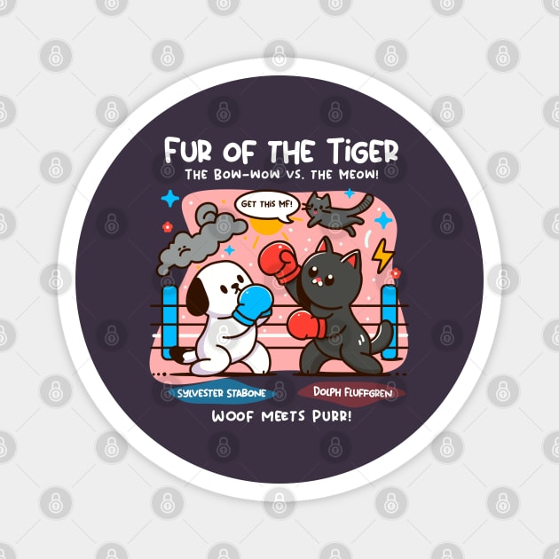 FUR OF THE TIGER Magnet by Fabrik